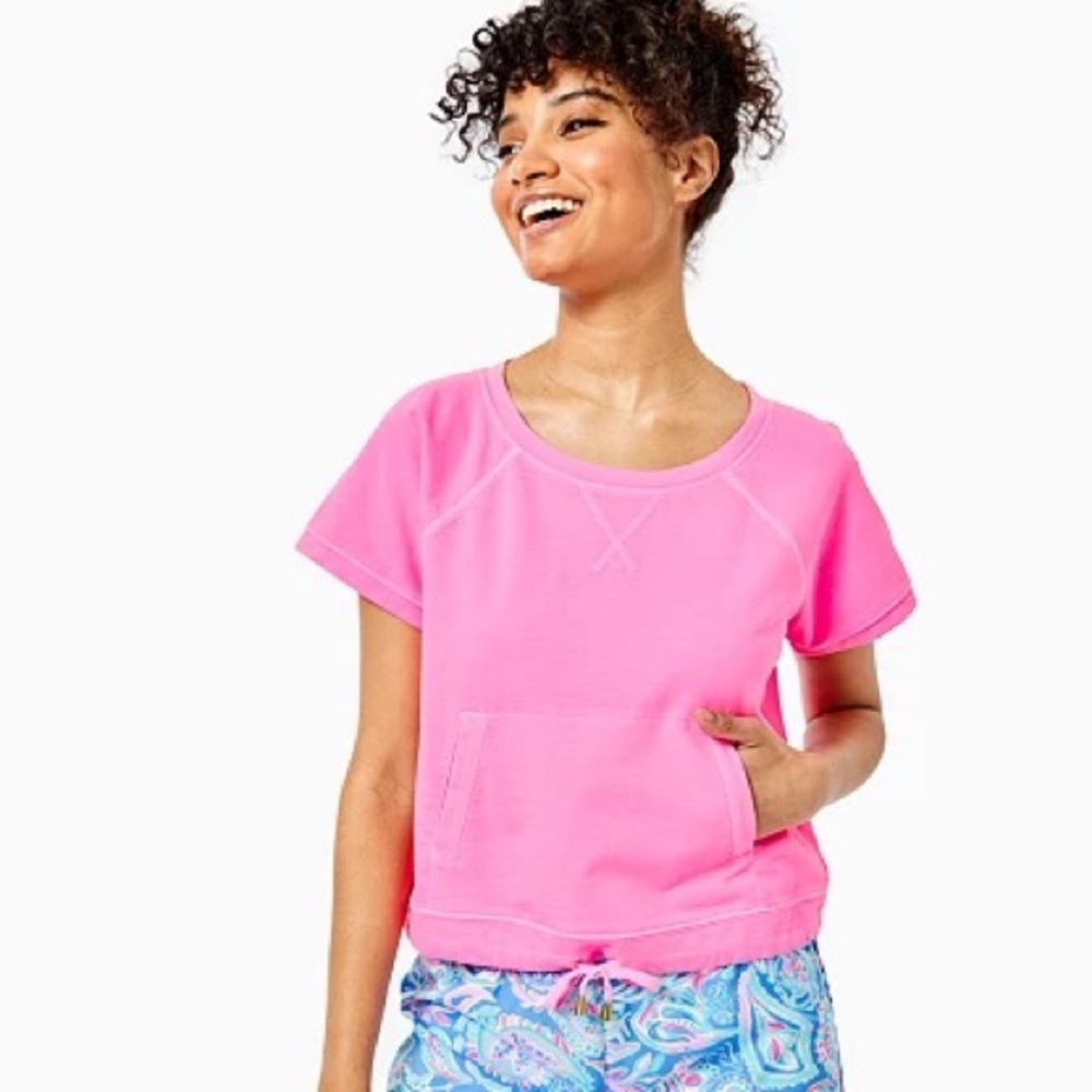 NWT Lilly Pulitzer UPF 50 Luxletic Emmaline Pullover